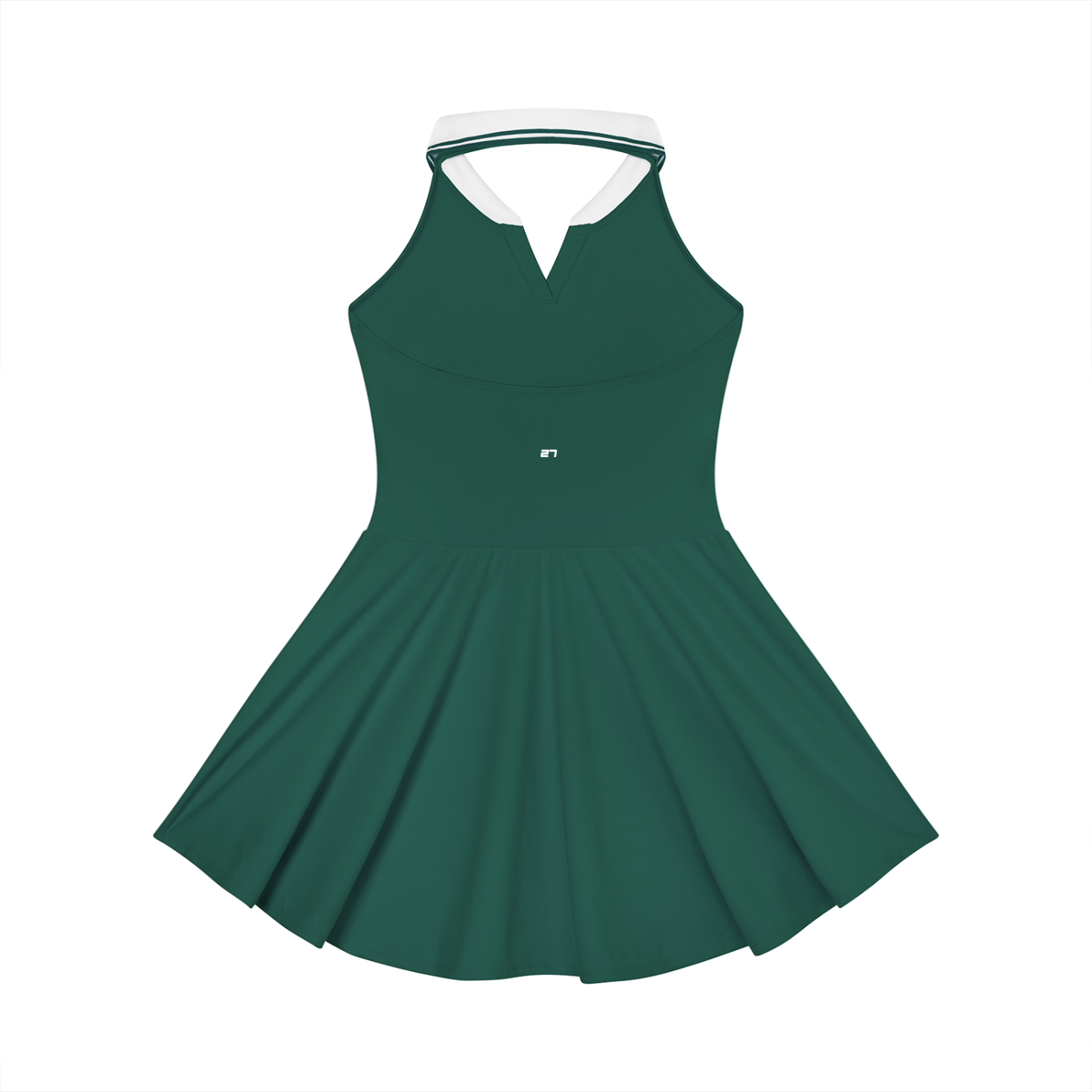 KA Women's Collared Halter A-Line Tennis Dress
