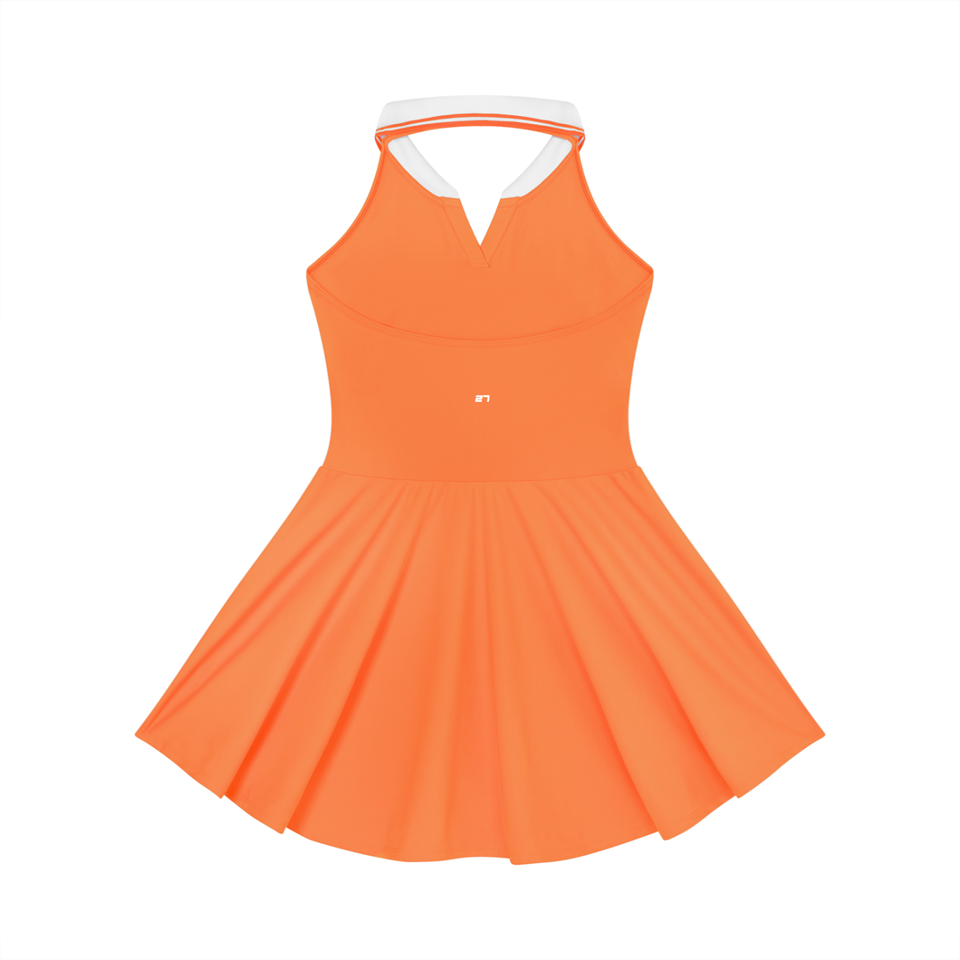 KA Women's Collared Halter A-Line Tennis Dress
