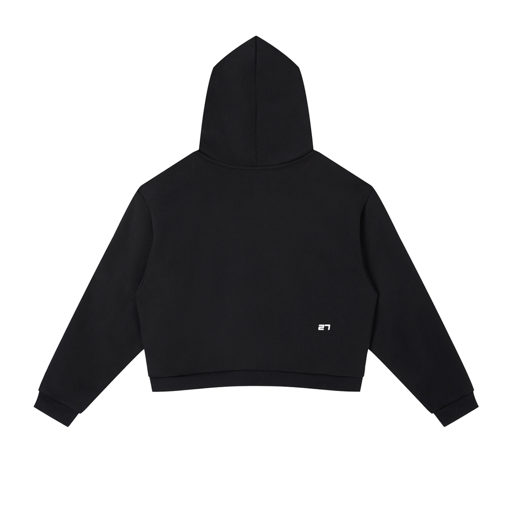 KA Side Stripe Cropped Hoodie