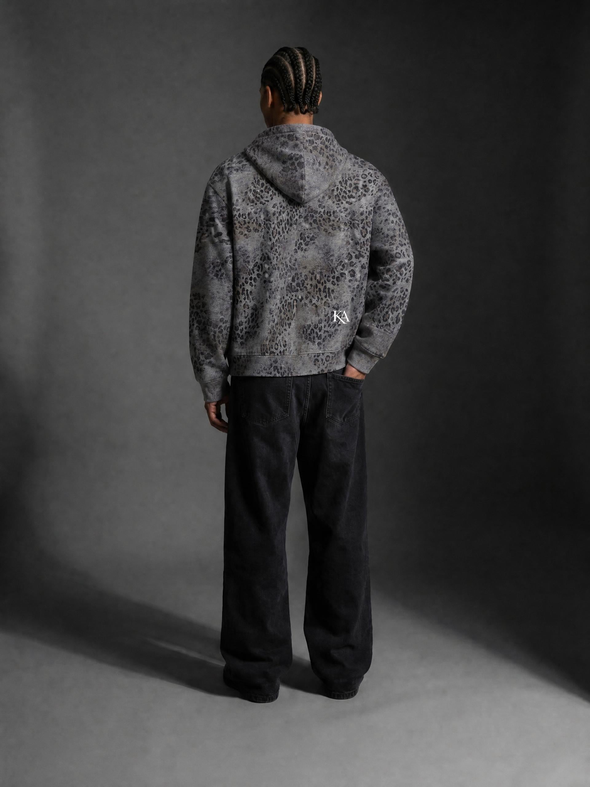 KA Leopard Full Zip Hoodie