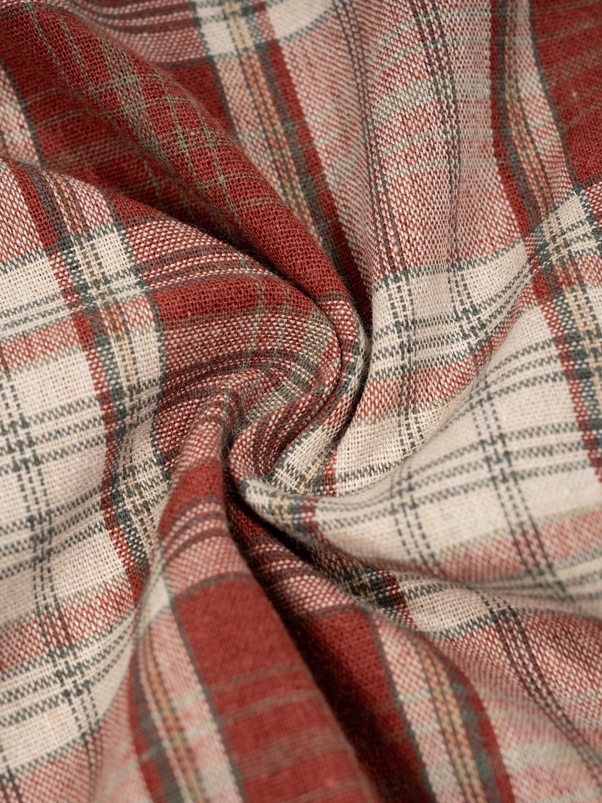 KA Plaid Boxy Short Sleeve Shirt
